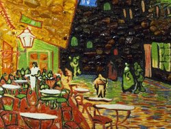 "Night Café Terrace in Arles" (Vincent van Gogh)