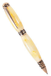 Pen decorated with amber SUV000640-001