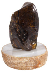 Souvenir “Amber stone on an agate stand”