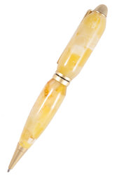 Pen decorated with amber SUV000774-001