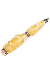 Pen decorated with amber SUV000381