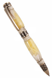 Pen decorated with amber SUV001024-001