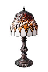 Лампа из стекла, янтаря и ракушек в стиле Тиффани